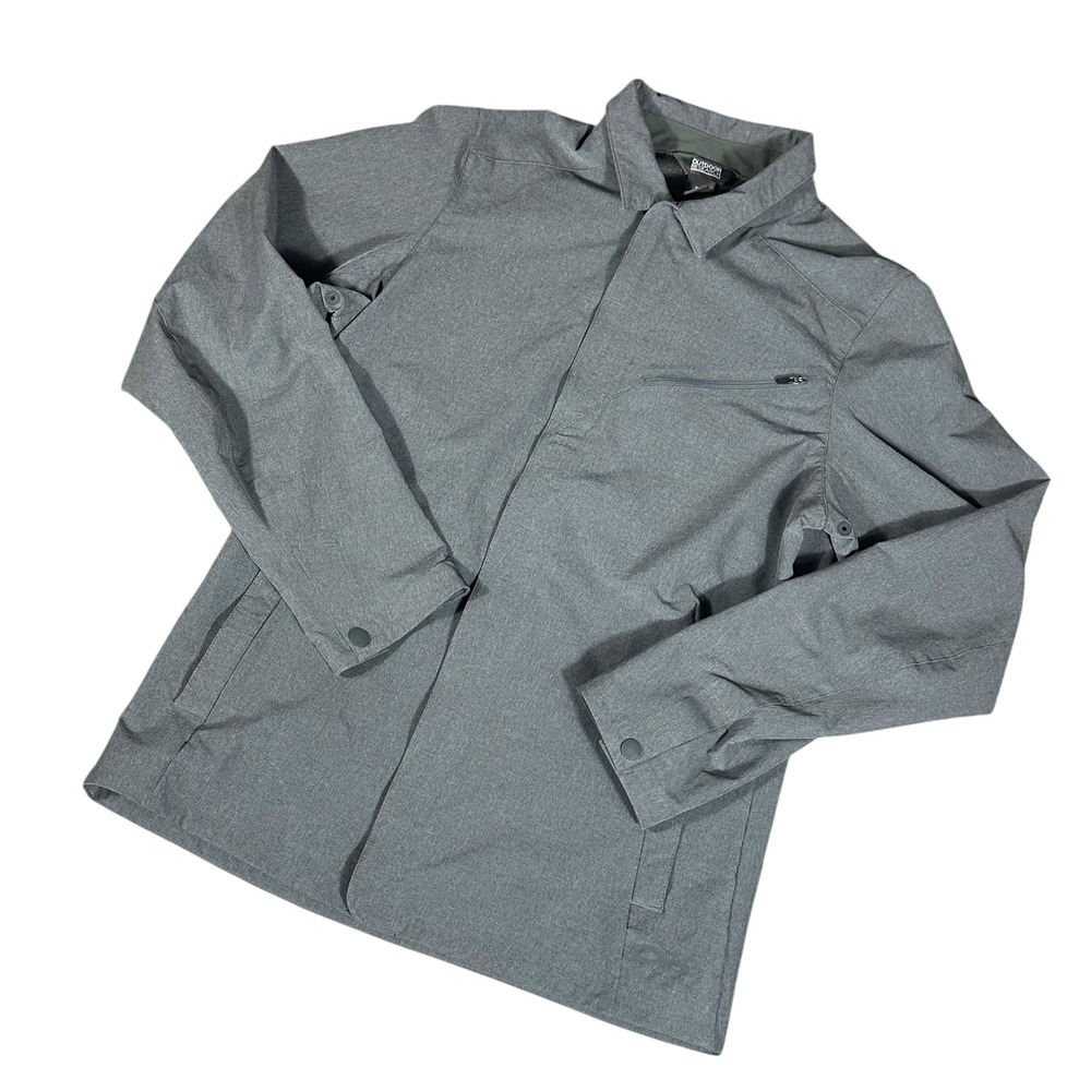 Outdoor Research Prologue Travel Jacket Mens Small Grey Stretch‎ Technical V042